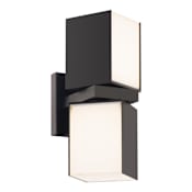 WAC Lighting Vaiation 13" Tall Switchable Color Temperature LED Wall Sconce - Set to 4000K Black