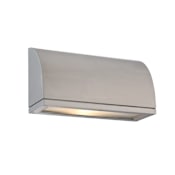 WAC Lighting Scoop 10" Wide Outdoor Wall Sconce - 3000K & 805 Lumens Brushed Aluminum