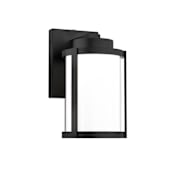 WAC Lighting Lantern 10" Tall LED Outdoor Wall Sconce Black