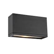 WAC Lighting Rubix 2 Light 10" Wide LED Outdoor Wall Sconce Black