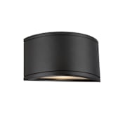 WAC Lighting Tube 10" Wide Single Light LED Indoor / Outdoor Wall Sconce - 3000K & 825 Lumens Black