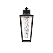 WAC Lighting Manchester 25" Tall LED Outdoor Wall Sconce Black