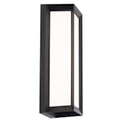 WAC Lighting Argo 16" Tall 3000K LED Wall Sconce Black