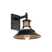 WAC Lighting Sleepless 11" Wide LED Outdoor Wall Sconce Black / Aged Brass