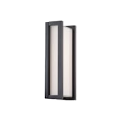 WAC Lighting Axel 11" Tall LED Outdoor Wall Sconce Black