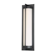 WAC Lighting Oberon 20" High LED Outdoor Wall Sconce Black
