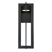 WAC Lighting Chamber 25" Tall LED Outdoor Wall Sconce Black