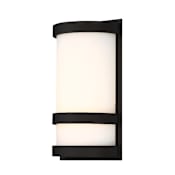 WAC Lighting Latitude 10" Tall LED Outdoor Wall Sconce Black