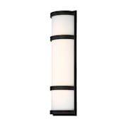 WAC Lighting Latitude 20" Tall LED Outdoor Wall Sconce Black