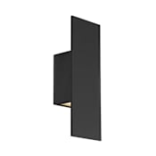 WAC Lighting Icon 2 Light 14" Tall LED Outdoor Wall Sconce Black