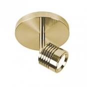 WAC Lighting Vector 5" Wide 3000K High Output LED Monopoint Brushed Brass