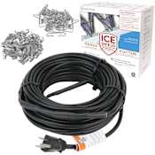 WarmlyYours 120V 80 Foot Long Plug-In Roof and Gutter Deicing Kit N/A