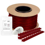 WarmlyYours 120V Floor Heating Cable Kit 40ft with Nspire Touch Thermostat for 10 SqFt N/A