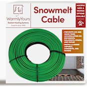 WarmlyYours 120V 18.8A 188 Foot Long Snow Melting Cable N/A