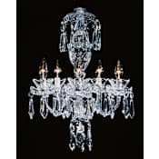 Waterford Crystal 5 Light Mini Chandelier from the Avoca Collection Crystal