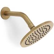 Watermark Elements 1.75 GPM Single Function Shower Head with Arm and Flange Aged Brass