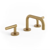Watermark Loft 2.0 1.2 GPM Widespread Bathroom Faucet with Pop-Up Drain Assembly Aged Brass (Living)