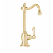 Waterstone Annapolis 1.1 GPM Hot Water Dispenser Faucet with Lever Handle Polished Brass