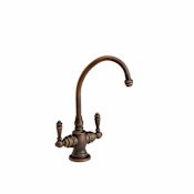 Waterstone Hampton 1.1 GPM Hot / Cold Water Dispenser Faucet with Lever Handles American Bronze