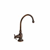 Waterstone Hampton 1.1 GPM Hot Water Dispenser Faucet with Cross Handle American Bronze