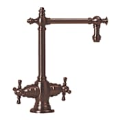 Waterstone Towson 1.1 GPM Hot / Cold Water Dispenser Faucet with Cross Handles American Bronze