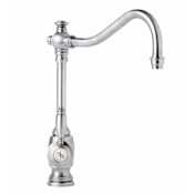 Waterstone Annapolis 1.75 GPM Single Hole Kitchen Faucet with Lever Handle Chrome