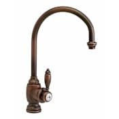 Waterstone Hampton 1.75 GPM Single Hole Kitchen Faucet with Lever Handle American Bronze