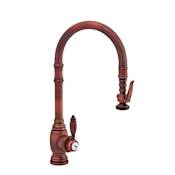 Waterstone Traditional 1.75 GPM Single Hole Pull Down Kitchen Faucet with Lever Handle American Bronze