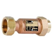Watts 1 1/4 X 1" Lead Free Dual Check Valve with Female Meter Thread Swivel Inlet X Union Female NPT Outlet N/A
