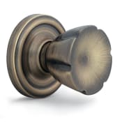 Weslock Dummy Interior Pack Featuring an Eleganti Knob from the Traditionale Collection Antique Brass