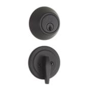 Weslock Solid Brass Single Cylinder Keyed Entry Deadbolt Matte Black