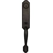 Weslock Stonebriar Series Dummy Handleset from the Molten Bronze Collection Black