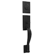 Weslock Aspen Series Dummy Handleset from the Molten Bronze Collection Black