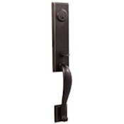Weslock Greystone Series Dummy Handleset from the Molten Bronze Collection Oil Rubbed Bronze