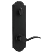 Weslock Left Handed Interconnected Interior Pack Featuring a Carlow Lever from the Molten Bronze Collection Black