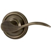 Weslock Dummy Left Handed Interior Pack Featuring a Bordeau Lever from the Traditionale Collection Antique Brass