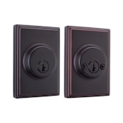 Weslock Woodward Series Grade 2 Double Cylinder Deadbolt from the Elegance Collection Oil Rubbed Bronze