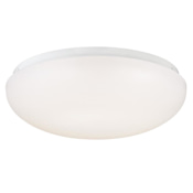 Westinghouse Single LED 11" Wide Flush Mount Ceiling Fixture with Acrylic Shade White
