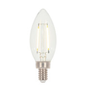 Westinghouse Pack of (6) 3.3 Watt Dimmable B11 Candelabra (E12) LED Bulbs- 300 Lumens, 2700K, and 80CRI Clear