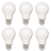 Westinghouse (Pack of 6) 6.5 Watt Soft White A19 Dimmable Filament LED Light, Medium (E26) Base Soft White
