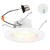 Westinghouse 5" - 6" Medium (E26) Baffle Dimmable Recessed Trim White