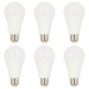 Westinghouse Pack of (6) 15 Watt A19 Medium (E26) LED Bulbs- 1600 Lumens, 4000K, and 80CRI Soft White