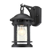 Westinghouse Sargut 7" Tall Outdoor Wall Sconce Textured Black