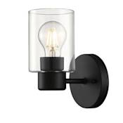 Westinghouse Sylvestre 8" Tall Wall Sconce Matte Black