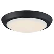 Westinghouse 11" Wide LED Flush Mount Bowl Ceiling Fixture Matte Black