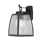 Westinghouse Niko 14" Tall Outdoor Wall Sconce Textured Black