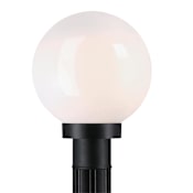Westinghouse 13" Tall Outdoor Pier Mount Post Light Black