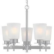 Westinghouse Reynaldo 5 Light 24" Wide Chandelier Brushed Nickel