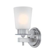 Westinghouse Reynaldo 12" Tall Bathroom Sconce Brushed Nickel