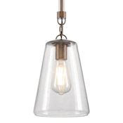 Westinghouse Biloxi 7" Wide Mini Pendant Barnwood
